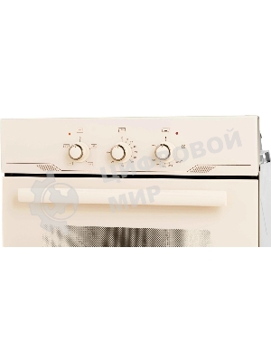 Встраиваеммый газовый духовой шкаф Gefest ДГЭ 621-01 В1, 52л, дверца с 2 стеклами, кремовый