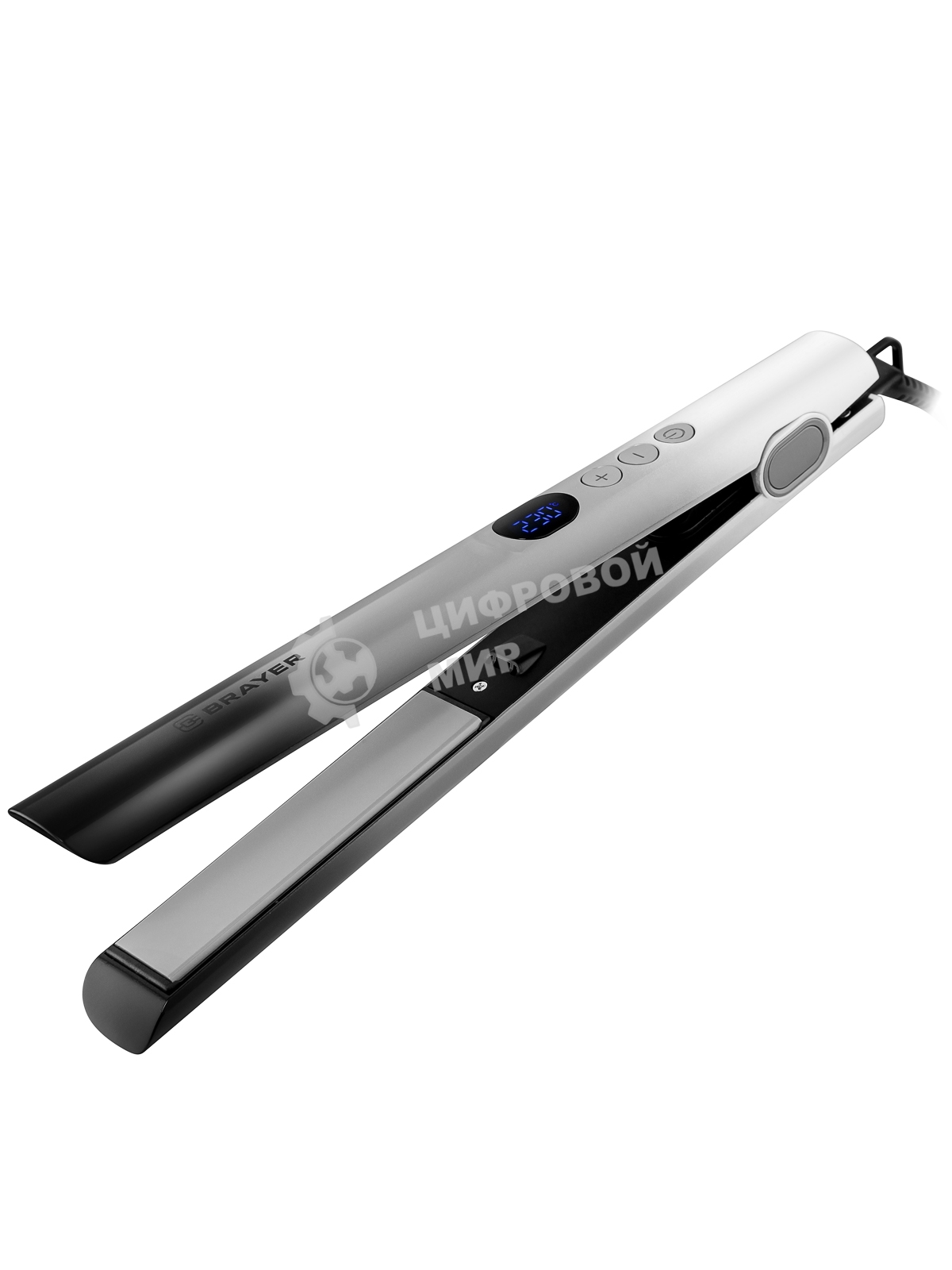 Выпрямитель для волос BRAYER BR3340 серый, 25 мм, 230 °C, 5 режимов