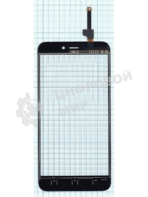 Сенсорное стекло (тачскрин) для Xiaomi Redmi 4X, черное