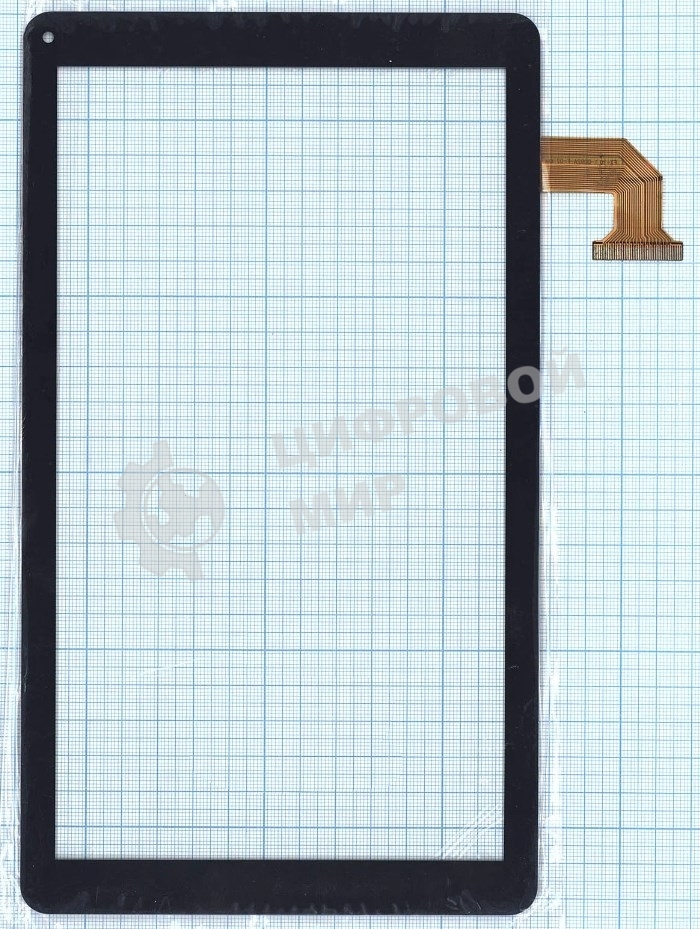 Сенсорное стекло (тачскрин) FX-10.1-0092A-F-02, черное
