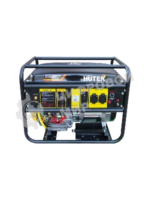 Электрогенератор бензиновый гибридный Huter DY6500LXG, 5 кВт, 71 дБ, 75 кг