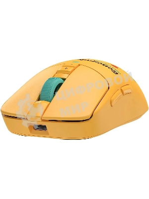 Мышь беспроводная/проводная A4Tech Bloody R72 Ultra Duo желтый, 20000 dpi, USB Type-A/Type-C, радиоканал, кнопки-7