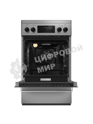 Плита электрическая Maunfeld MEC511CS09TD серебристый, конфорок 4 шт, духовка 59 л, 50 см x 85 см x 60 см