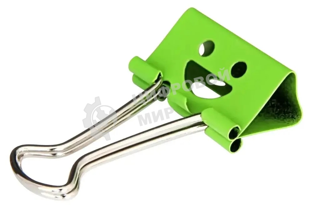 Зажимы Deli 8486 smile 25мм ассорти (упаковка: 48шт) пластиковая туба