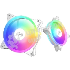 Вентилятор для корпуса PCCooler F3 T120 ARGb белый, 120 мм, 1800 об/мин, 21.6 дБ, 4 pin