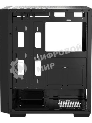 Компьютерный корпус Ocypus Gaммa C60 BK ATX/win/black/no PSU/Tempered Glass