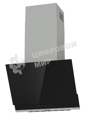 Вытяжка наклонная Gorenje WHI649X21P черный/серебристый, 60 см, 740 куб. м/ч, 67 дБ