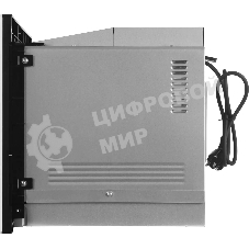 Микроволновая печь встраиваемая Hyundai HBW 2544 WG белый, 25 л, 900 Вт, переключатели - кнопки/поворотный механизм