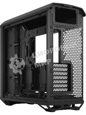 Компьютерный корпус Fractal Design Torrent Black TG Light Tint/E-ATX, TG, 2x3.5, 4x2.5, 7xPCI, 1xUSB-C, 2xUSB3.0/2x180mm, 3x140mm fans inc./FD-C-TOR1A-01