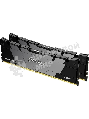 Оперативная память Kingston Fury Renegade, DDR4, 16GB (2x8GB), 4800MHz, CL19, DIMM, с радиатором, черный