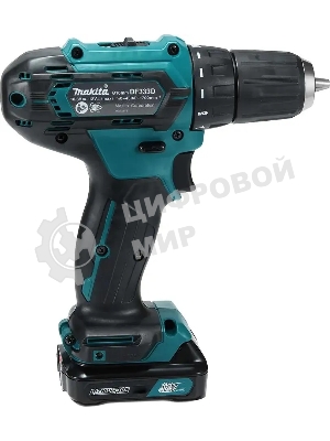 Дрель-шуруповерт Makita DF333DSAX6, 12 В, 2 Ач, 30 Нм, бесщеточный