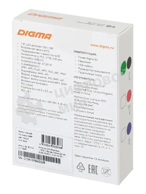 Плеер Hi-Fi Flash Digma B4 8Gb черный/1.8