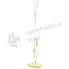 Швабра паровая Kitfort КТ-1097 1250Вт белый/желтый