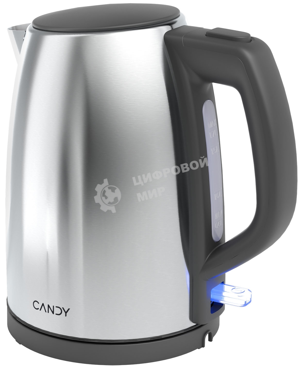 Чайник электрический Candy CK-203 1.7л. 2200Вт графит корпус: нерж.сталь