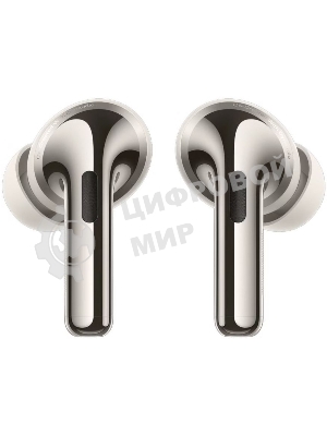 Наушники TWS OnePlus Buds Pro 3 E512A белый (лунный), внутриканальные, Bluetooth, активное шумоподавление, беспроводная зарядка, до 10 ч