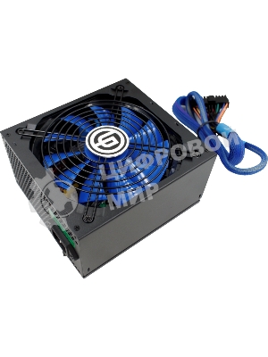 Блок питания Ginzzu MC600, 600Вт, 80 PLUS Bronze, 140мм, модульный, черный