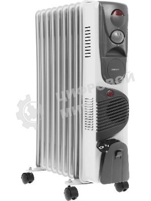 Обогреватель масляный Centek CT-6203-9 (9 секций) белый, 2400 Вт, 20 м2, 3 режима, термостат