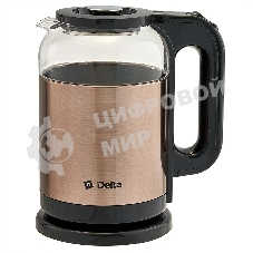Чайник электрический DELTA DL-1115 золотой