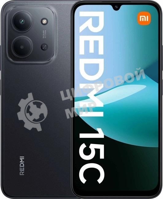 Смартфон Xiaomi Redmi 15C RU 4/256Gb черный
