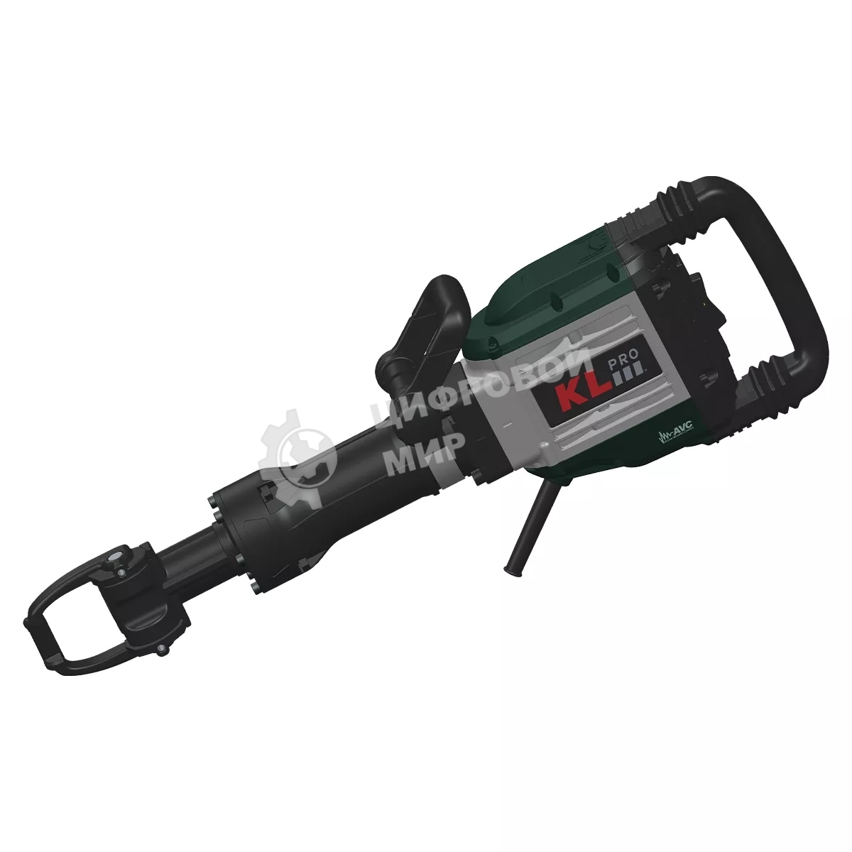 Отбойный молоток профессиональный KLPRO KLKR1800H (сеть, 1700Вт, 28мм HEX, 55Дж,1450уд/мин)