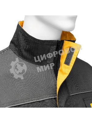 Куртка профессиональная рабочая Denzel 65% полиэстер 35% хлопок, XL