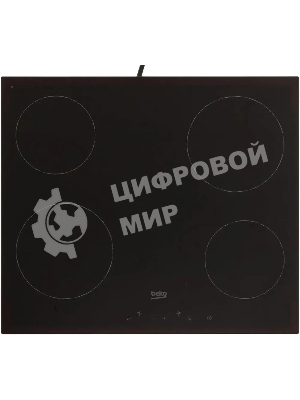 Встраиваемая электрическая варочная панель Beko HIC 64400 E, черный