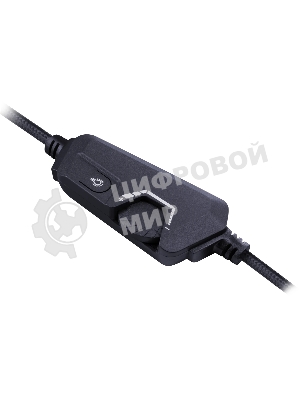 Гарнитура Defender Debor чёрный, проводная, USB, подсветка