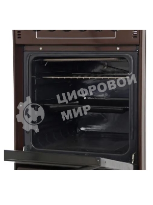Плита комбинированная Лысьва ЭГ 401-2у коричневый, конфорок 4 шт, духовка 57 л, 50 см x 84 см x 60 см
