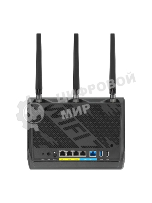 Маршрутизатор ASUS RT-BE86U, черный/красный, 90IG08W0-MO9A0V