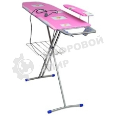 Доска гладильная НИКА 3+, фанера, европодставка под утюг (полимер) с термосиликоном, 122/34,5