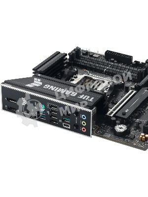 Материнская плата ASUS TUF GAMING B850M-E WIFI, AM5, AMD B850, 4xDDR5, 4xSATA, 3xM.2, 1xPCIe 5.0 x16, 1xPCIe 3.0 x1, 1xHDMI, 2xDP, 1x2.5Gb LAN, Wi-Fi 6E, Bluetooth 5.3, 1xUSB-C 10Gbps, 1xUSB-A 10Gbps, 2xUSB-A 5Gbps, 4xUSB-A 2.0, 3x3.5 мм, 7.1, mATX