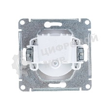 Механизм розетки 1-м СП AtlasDesign без заземл. 16А белый, SchE ATN000141