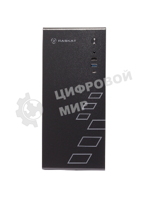 Компьютер Raskat Standart 300 (Intel Core i3 10100, RAM 16Gb, SSD 480Gb, no OS, kb+ms, черный)