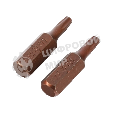 Бита EDGE by PATRIOT T15, сталь S2, длина 25 мм, 2шт в блистере