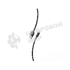 Кабель Smartbuy (iK-522-S14b) S14 Lightning черный, 3 А, 2 м,