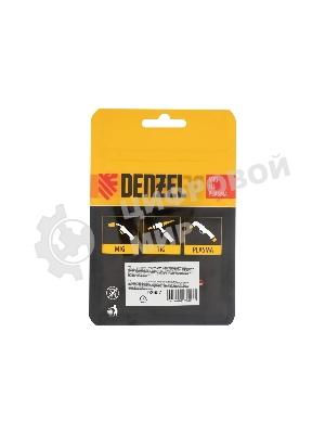 Набор цанг для электрода Denzel 1,6мм, 2,0мм, 2,4мм, 3,2 мм