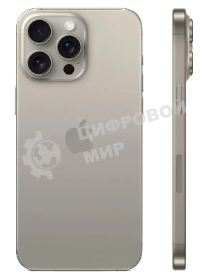 Смартфон Apple iPhone 15 Pro Max A3108 8Gb, 1Tb, Natural Titanium
