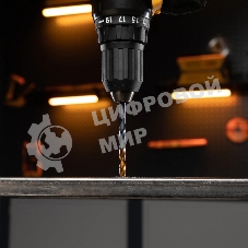 Сверло по металлу Denzel 7,5 мм, HSS-Tin, Golden Tip, 8 шт.