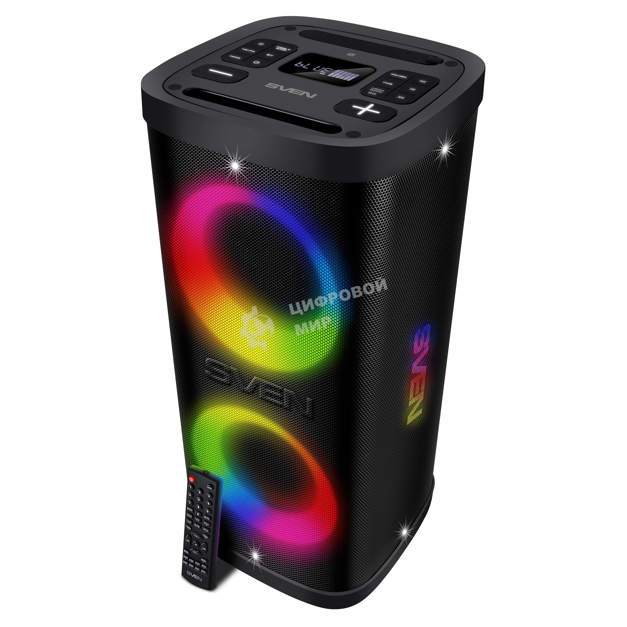 Мобильные колонки SVEN PS-950 2.0 черные 2x80 W Bluetooth