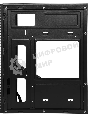Компьютерный корпус Accord Entry ACC-2053B черный без БП mATX 1x80мм 1x120мм 2xUSB2.0 audio