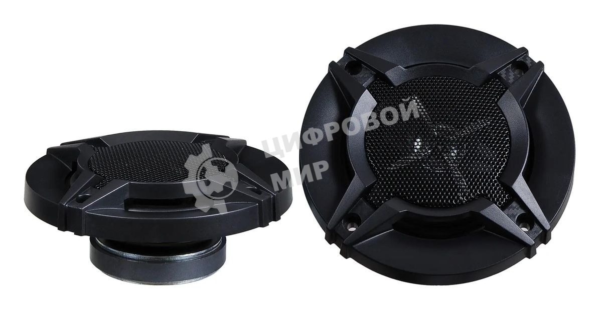 Колонки автомобильные Digma DCA-T402 180Вт 86дБ 4Ом 10см (4дюйм) (ком.:2кол.) коаксиальные двухполосные