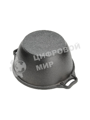 Кастрюля с крышкой-сковородой Mayer&Boch MB 26025 3.0 л, 24 см, чугунная