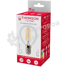 Лампа светодиодная филаментная Thomson TH-B2338 E14, шар, 11Вт, 6500К, белый холодный, 1 шт.