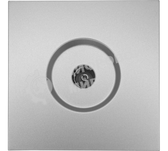 Розетка ТВ оконечная СП ZIMA IP20 серый матовый LEZARD 704-7488-130