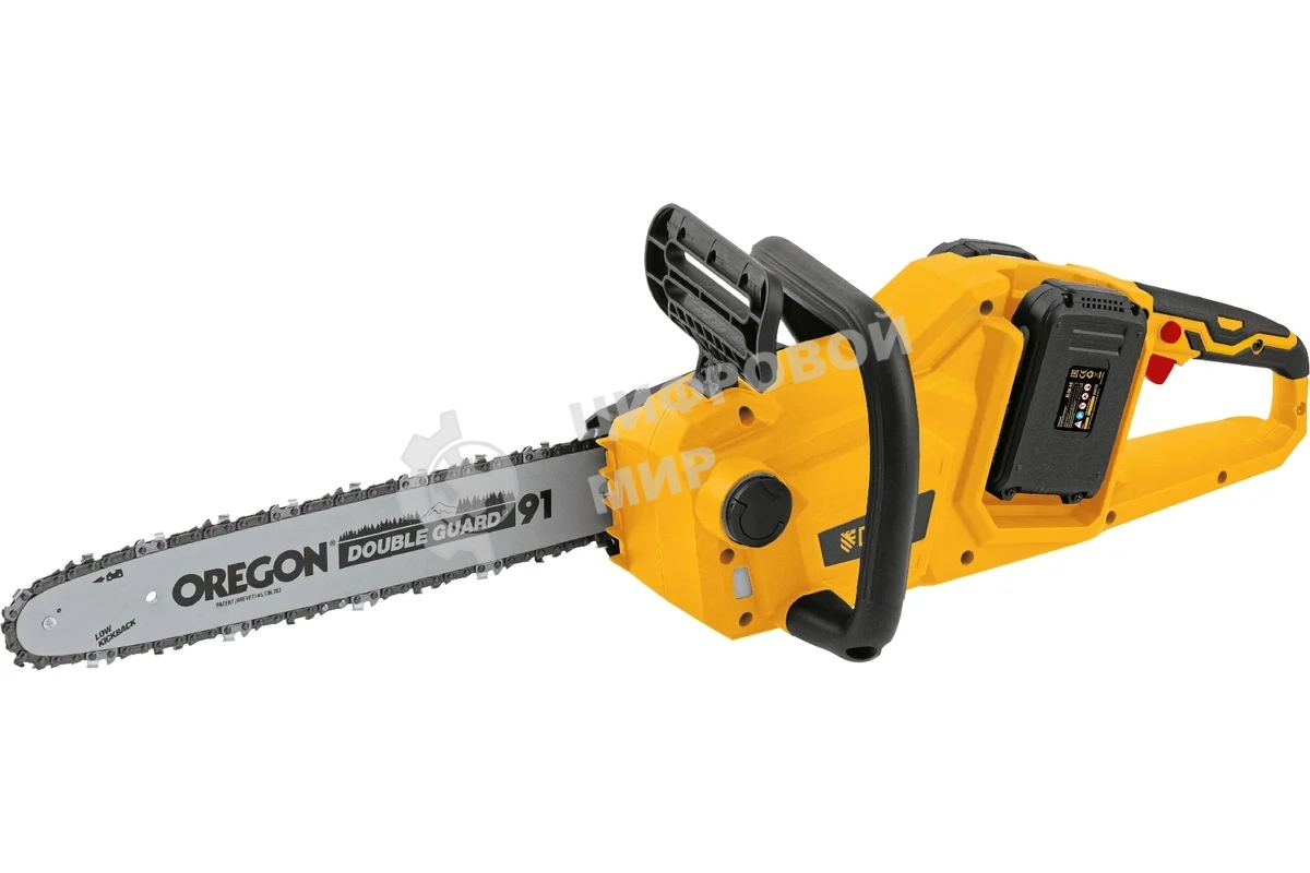 Цепная пила аккумуляторная бесщет. Denzel RCS400-36-0, Li-ion, 36 В, шина 400 мм