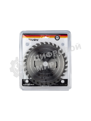 Диск пильный Kranz 184 мм х 30 зуб х 20/16 мм