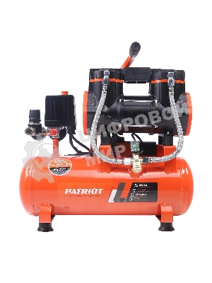 Компрессор поршневой безмасляный Patriot KDS 190 F10 (190 л/мин, 0,95 кВт, 8 бар, 10 л, 2800 об/мин, быстросъем 1/4)