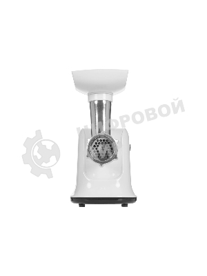 Мясорубка электрическая Sakura SA-6420SW белый, 1500 Вт, 1.4 кг/мин, реверс, защита от перегрузки, насадки - 4