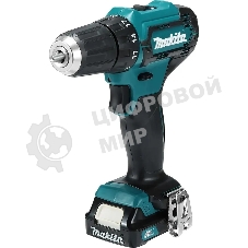 Дрель-шуруповерт Makita DF333DSAX6, 12 В, 2 Ач, 30 Нм, бесщеточный