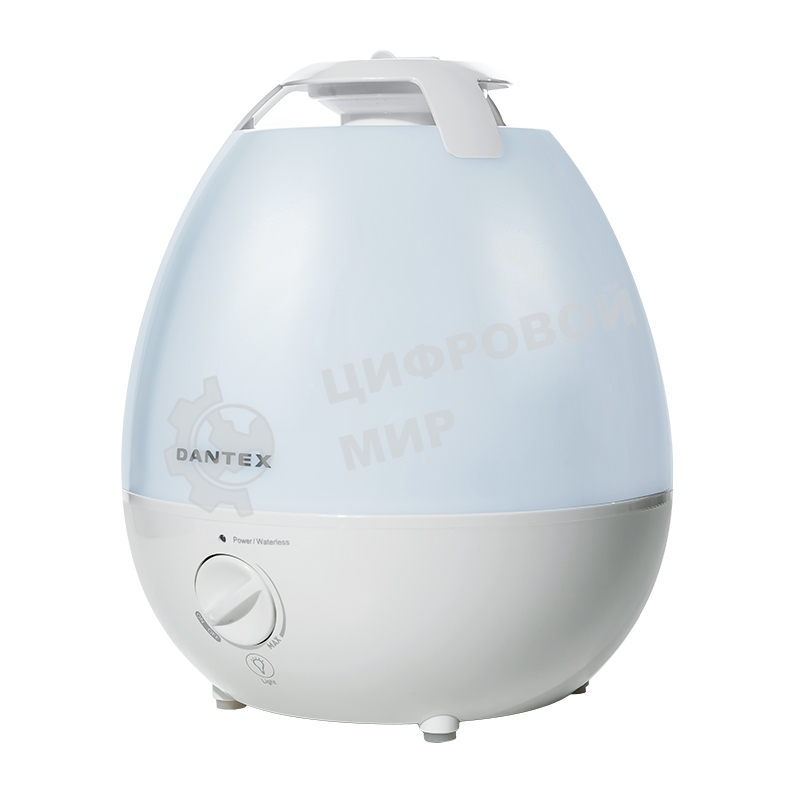 Увлажнитель воздуха Dantex D-H35UCF белый, 25 Вт, 3.5 л, ультразвуковой, ароматизация